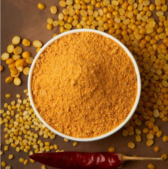 Picture of kandi podi / Kandi karam / Praruppu Podi / Podi for Rice / Arhar Dal Powder